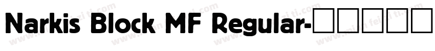 Narkis Block MF Regular字体转换